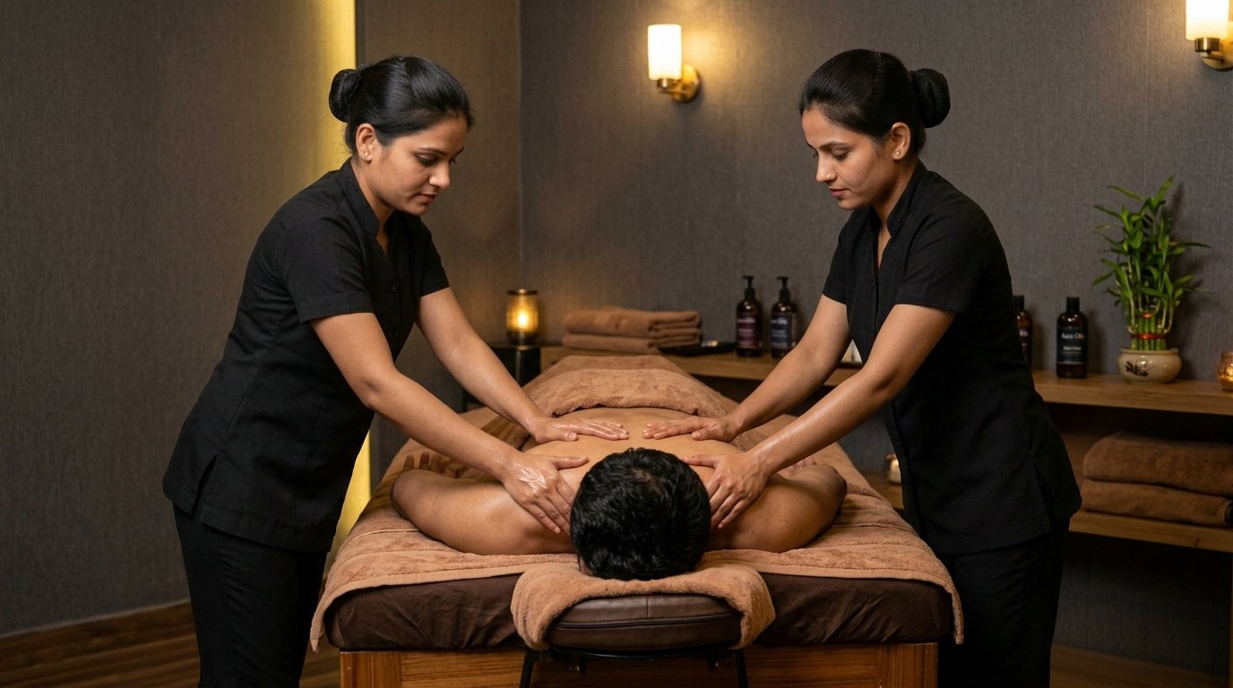 4 Hands Massage at Relax Revolution Spa Uppal